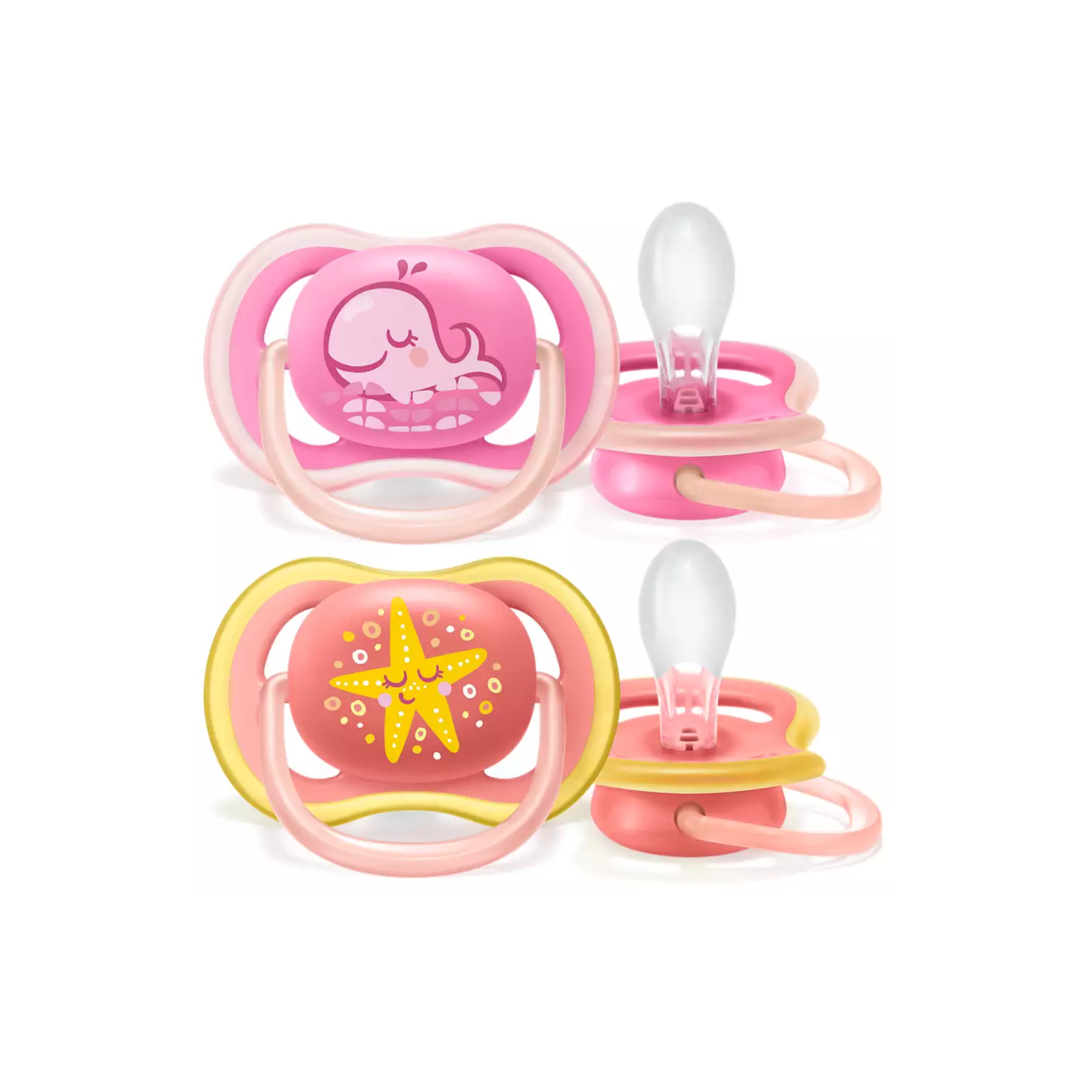 Philips Avent Ultra Start Pacifiers - Design ortodontico, per neonati Philips Avent Ultra Start Pacifiers - Design ortodontico, per neonati
