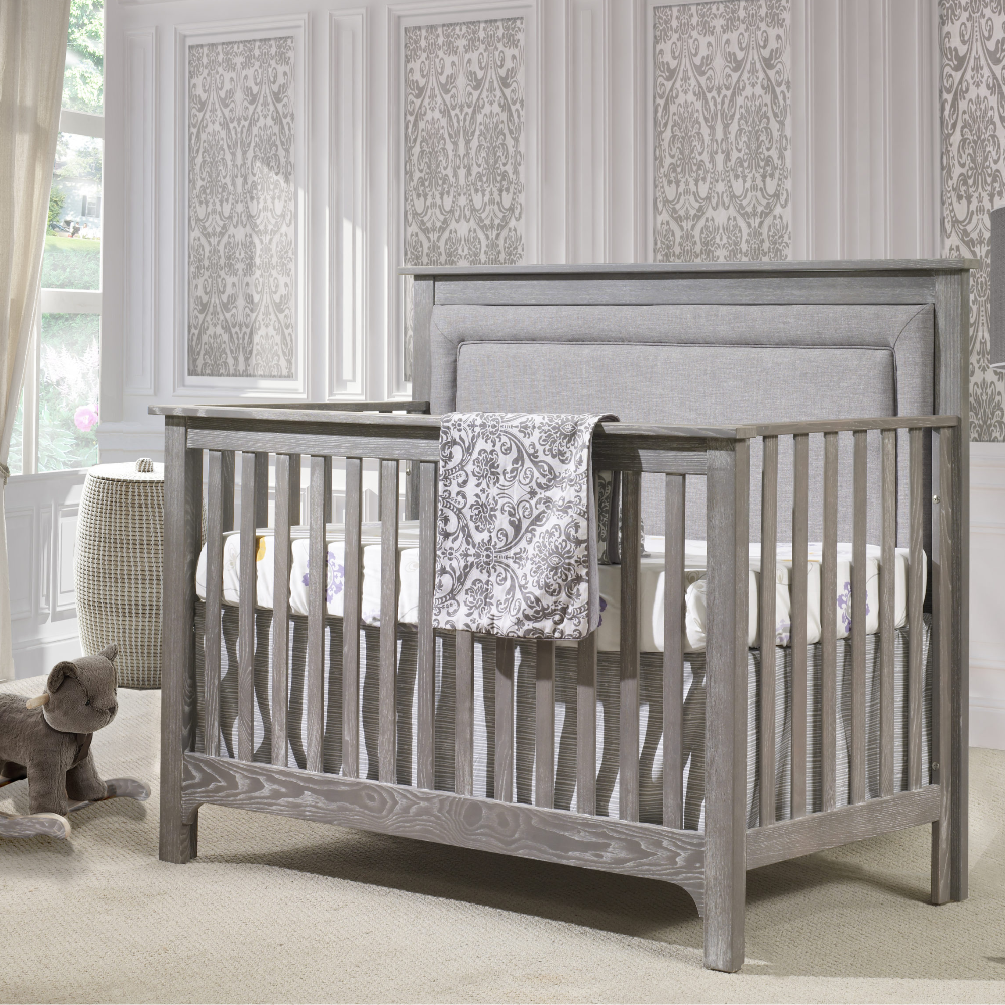 Nest Juvenile Emerson Convertible Crib with Upholstered Panel