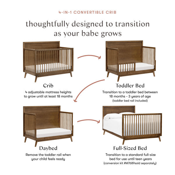 Crib To Daybed Crib Conversion Cot Converts To Bed Baby Cot