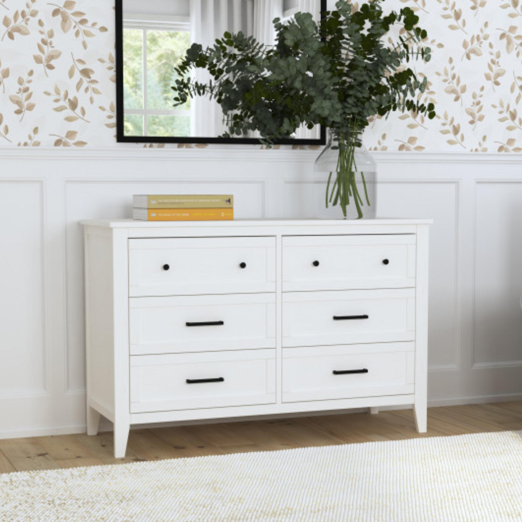 DaVinci Sawyer Farmhouse 6 Drawer Dresser Juniorbaby